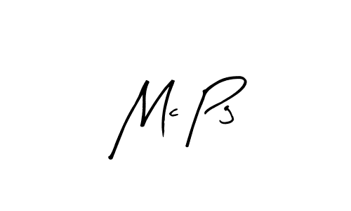 Also we have Mc Pg name is the best signature style. Create professional handwritten signature collection using Arty Signature autograph style. Mc Pg signature style 8 images and pictures png