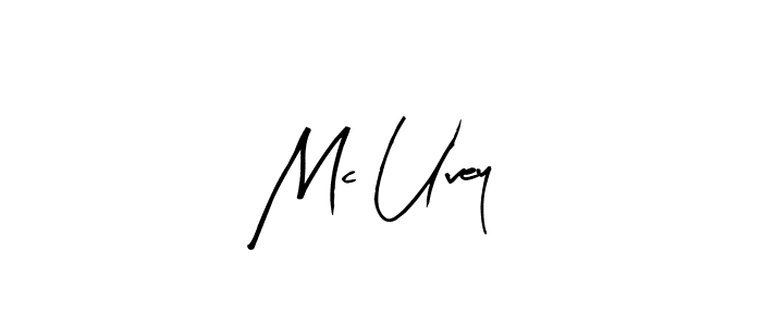 Arty Signature is a professional signature style that is perfect for those who want to add a touch of class to their signature. It is also a great choice for those who want to make their signature more unique. Get Mc Uvey name to fancy signature for free. Mc Uvey signature style 8 images and pictures png