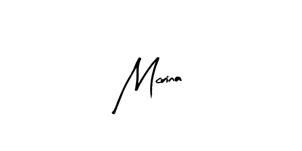 How to make Mcrina signature? Arty Signature is a professional autograph style. Create handwritten signature for Mcrina name. Mcrina signature style 8 images and pictures png