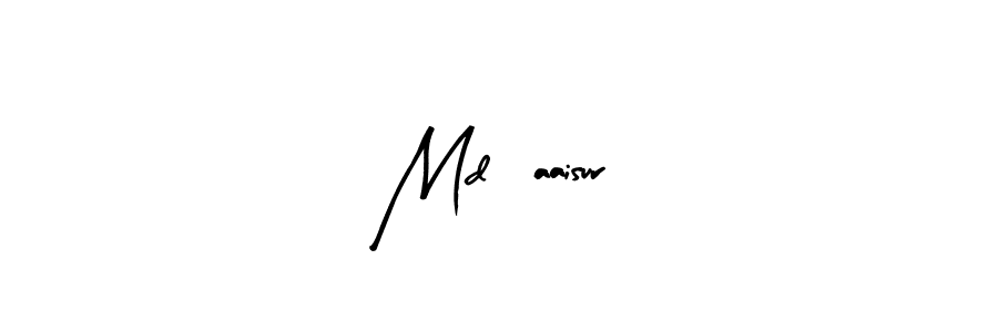 Design your own signature with our free online signature maker. With this signature software, you can create a handwritten (Arty Signature) signature for name Md:aaisur. Md:aaisur signature style 8 images and pictures png