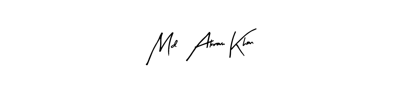 You should practise on your own different ways (Arty Signature) to write your name (Md  Akram Khan) in signature. don't let someone else do it for you. Md  Akram Khan signature style 8 images and pictures png