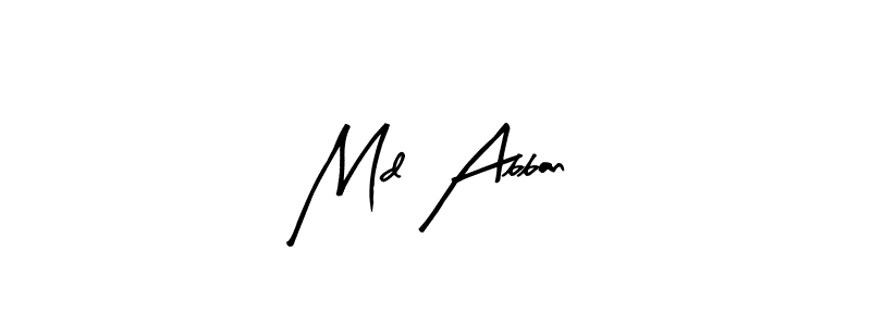 if you are searching for the best signature style for your name Md Abban. so please give up your signature search. here we have designed multiple signature styles  using Arty Signature. Md Abban signature style 8 images and pictures png