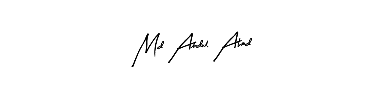 Here are the top 10 professional signature styles for the name Md Abdul Ahad. These are the best autograph styles you can use for your name. Md Abdul Ahad signature style 8 images and pictures png