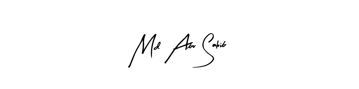Design your own signature with our free online signature maker. With this signature software, you can create a handwritten (Arty Signature) signature for name Md Abu Sakib. Md Abu Sakib signature style 8 images and pictures png