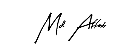 Use a signature maker to create a handwritten signature online. With this signature software, you can design (Arty Signature) your own signature for name Md Affab. Md Affab signature style 8 images and pictures png