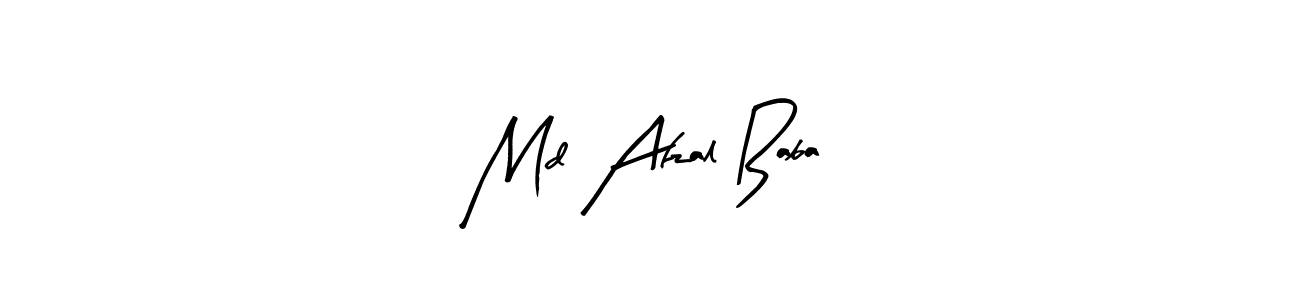 Create a beautiful signature design for name Md Afzal Baba. With this signature (Arty Signature) fonts, you can make a handwritten signature for free. Md Afzal Baba signature style 8 images and pictures png