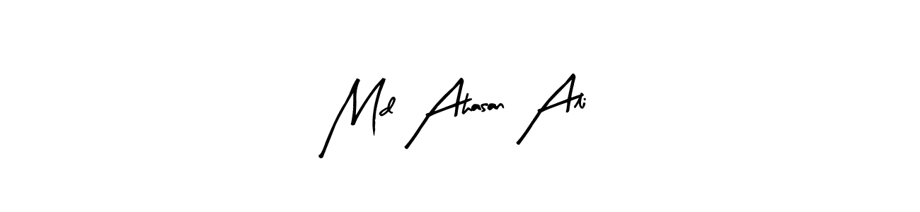 You should practise on your own different ways (Arty Signature) to write your name (Md Ahasan Ali) in signature. don't let someone else do it for you. Md Ahasan Ali signature style 8 images and pictures png