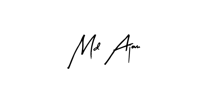 It looks lik you need a new signature style for name Md Ajam. Design unique handwritten (Arty Signature) signature with our free signature maker in just a few clicks. Md Ajam signature style 8 images and pictures png