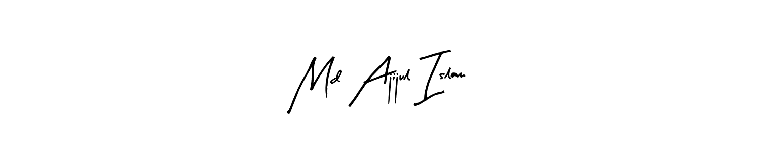 Also we have Md Ajijul Islam name is the best signature style. Create professional handwritten signature collection using Arty Signature autograph style. Md Ajijul Islam signature style 8 images and pictures png