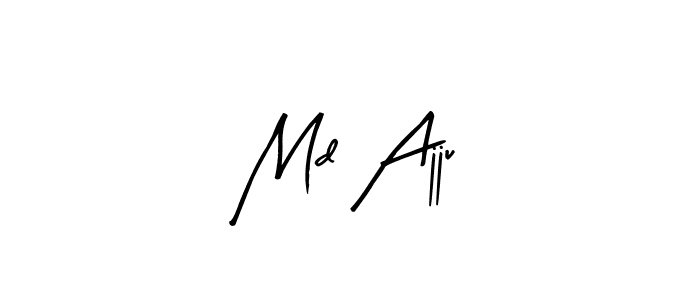 Create a beautiful signature design for name Md Ajju. With this signature (Arty Signature) fonts, you can make a handwritten signature for free. Md Ajju signature style 8 images and pictures png
