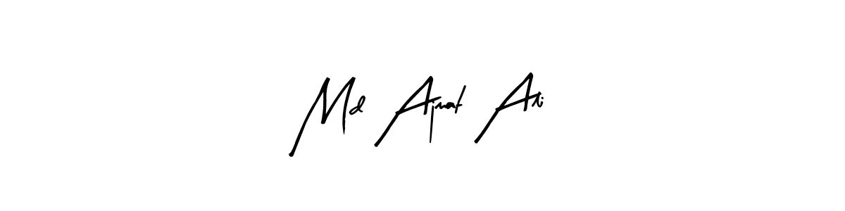 It looks lik you need a new signature style for name Md Ajmat Ali. Design unique handwritten (Arty Signature) signature with our free signature maker in just a few clicks. Md Ajmat Ali signature style 8 images and pictures png