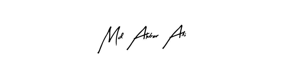 Make a beautiful signature design for name Md Akbor Ali. Use this online signature maker to create a handwritten signature for free. Md Akbor Ali signature style 8 images and pictures png