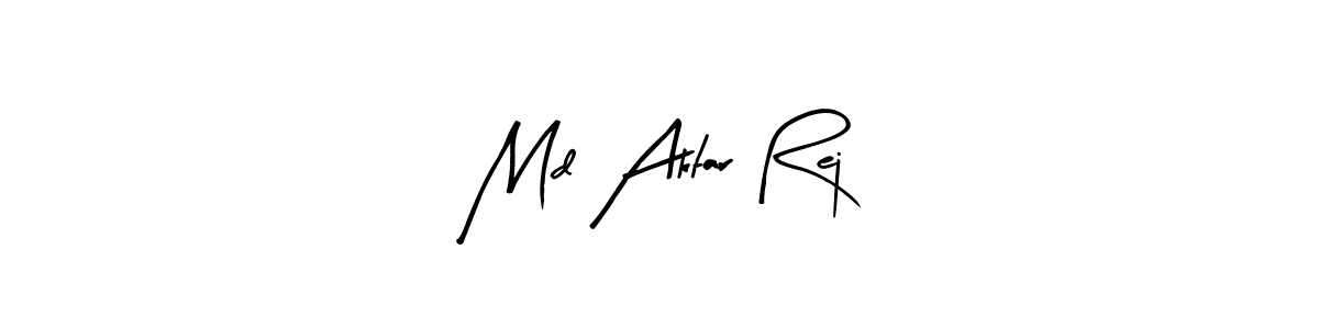 Use a signature maker to create a handwritten signature online. With this signature software, you can design (Arty Signature) your own signature for name Md Aktar Rej. Md Aktar Rej signature style 8 images and pictures png