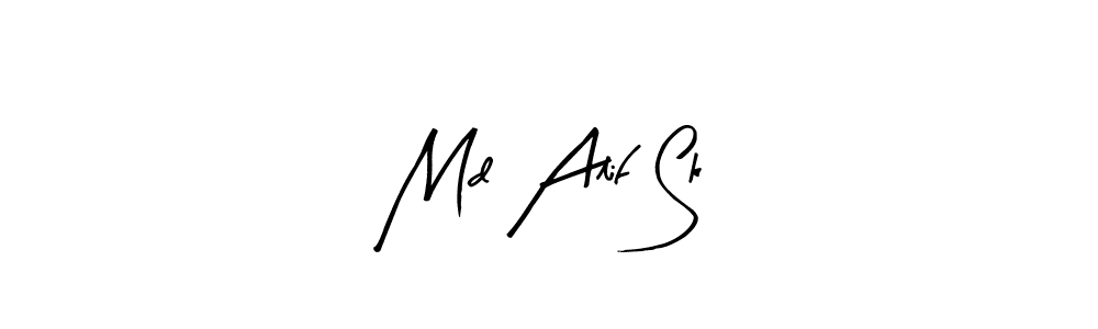 Also we have Md Alif Sk name is the best signature style. Create professional handwritten signature collection using Arty Signature autograph style. Md Alif Sk signature style 8 images and pictures png