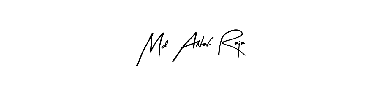 How to make Md Altaf Raja name signature. Use Arty Signature style for creating short signs online. This is the latest handwritten sign. Md Altaf Raja signature style 8 images and pictures png