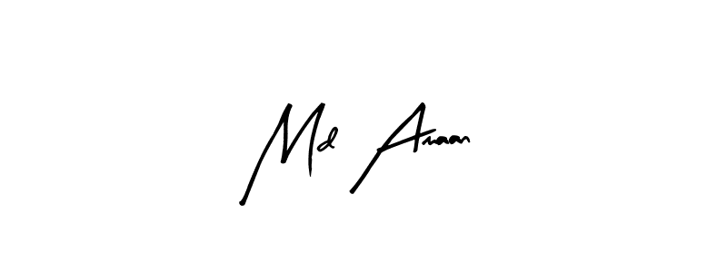 Md Amaan stylish signature style. Best Handwritten Sign (Arty Signature) for my name. Handwritten Signature Collection Ideas for my name Md Amaan. Md Amaan signature style 8 images and pictures png