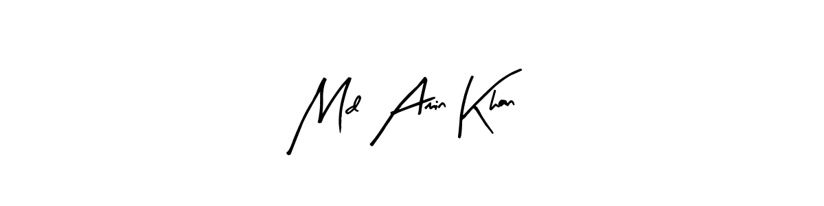 Similarly Arty Signature is the best handwritten signature design. Signature creator online .You can use it as an online autograph creator for name Md Amin Khan. Md Amin Khan signature style 8 images and pictures png