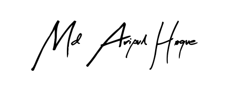 Make a beautiful signature design for name Md Aripul Hoque. With this signature (Arty Signature) style, you can create a handwritten signature for free. Md Aripul Hoque signature style 8 images and pictures png