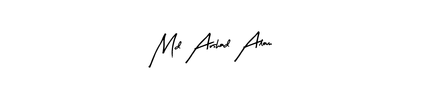Make a short Md Arshad Alam signature style. Manage your documents anywhere anytime using Arty Signature. Create and add eSignatures, submit forms, share and send files easily. Md Arshad Alam signature style 8 images and pictures png