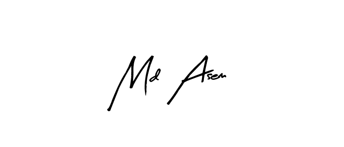 Arty Signature is a professional signature style that is perfect for those who want to add a touch of class to their signature. It is also a great choice for those who want to make their signature more unique. Get Md Asem name to fancy signature for free. Md Asem signature style 8 images and pictures png