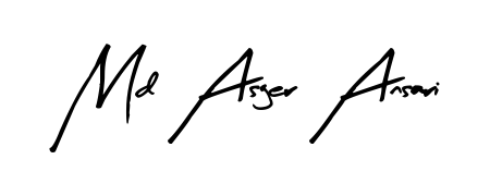See photos of Md Asger Ansari official signature. Check more albums & portfolios. Read reviews & check more about Arty Signature font. Md Asger Ansari signature style 8 images and pictures png