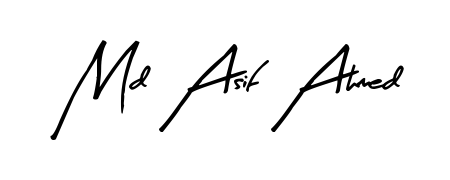 Transform the name Md Asif Ahmed into a signature masterpiece using Arty Signature font. Ideal for photographers, artists, and creators looking for watermarks. Md Asif Ahmed signature style 8 images and pictures png