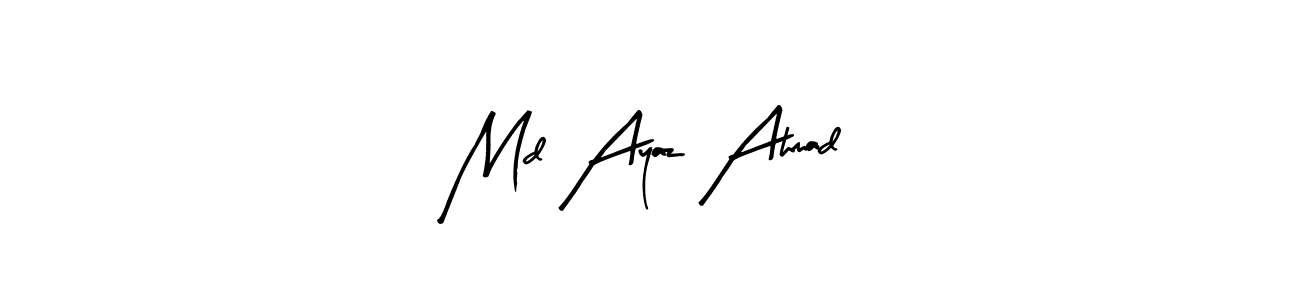 Md Ayaz Ahmad stylish signature style. Best Handwritten Sign (Arty Signature) for my name. Handwritten Signature Collection Ideas for my name Md Ayaz Ahmad. Md Ayaz Ahmad signature style 8 images and pictures png