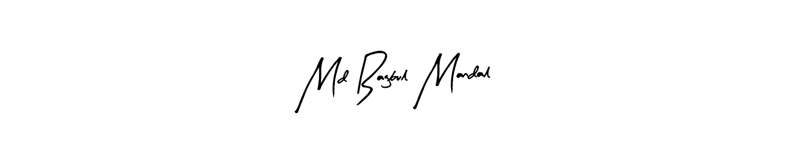 Use a signature maker to create a handwritten signature online. With this signature software, you can design (Arty Signature) your own signature for name Md Bagbul Mandal. Md Bagbul Mandal signature style 8 images and pictures png