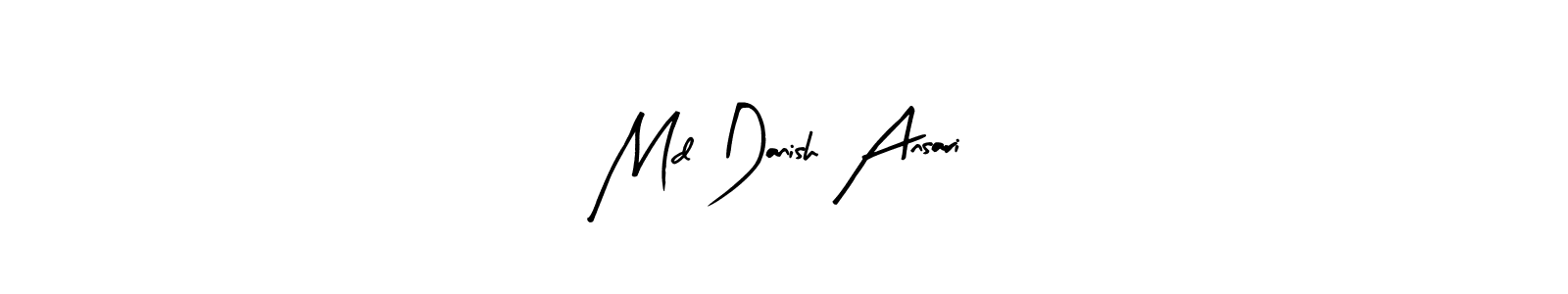 Use a signature maker to create a handwritten signature online. With this signature software, you can design (Arty Signature) your own signature for name Md Danish Ansari. Md Danish Ansari signature style 8 images and pictures png