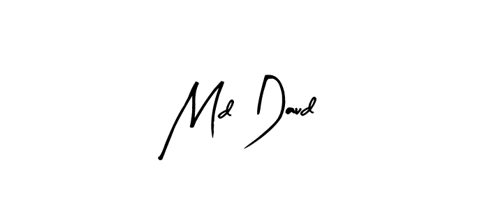 The best way (Arty Signature) to make a short signature is to pick only two or three words in your name. The name Md Daud include a total of six letters. For converting this name. Md Daud signature style 8 images and pictures png