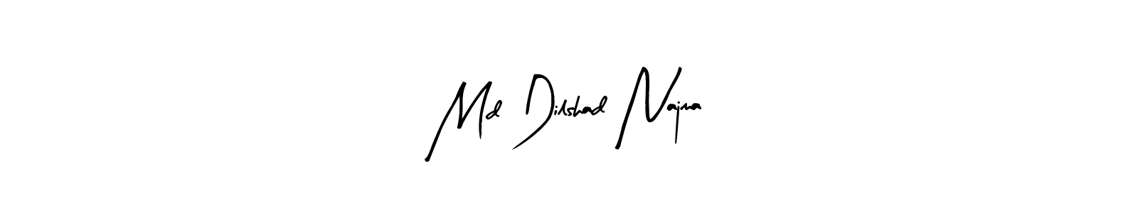 This is the best signature style for the Md Dilshad Najma name. Also you like these signature font (Arty Signature). Mix name signature. Md Dilshad Najma signature style 8 images and pictures png