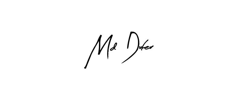 Also we have Md Dufer name is the best signature style. Create professional handwritten signature collection using Arty Signature autograph style. Md Dufer signature style 8 images and pictures png