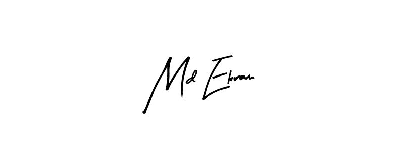 Use a signature maker to create a handwritten signature online. With this signature software, you can design (Arty Signature) your own signature for name Md Ekram. Md Ekram signature style 8 images and pictures png