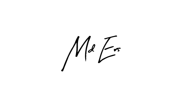 Use a signature maker to create a handwritten signature online. With this signature software, you can design (Arty Signature) your own signature for name Md Ers. Md Ers signature style 8 images and pictures png