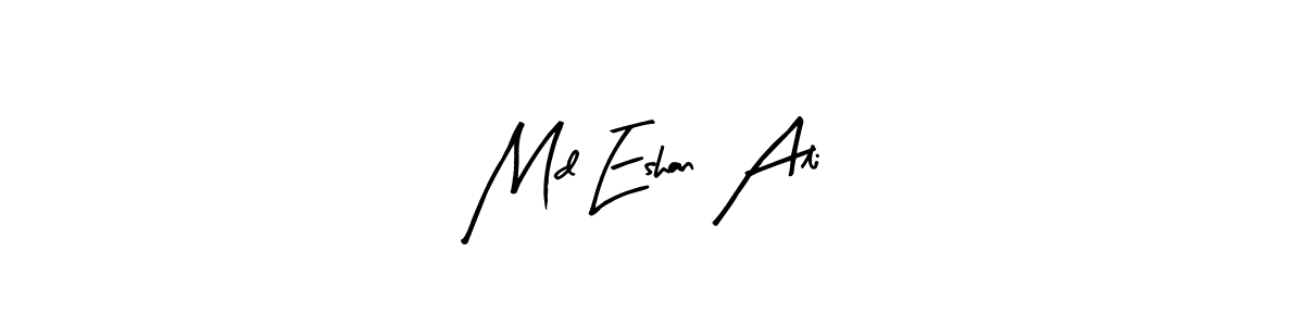 How to make Md Eshan Ali signature? Arty Signature is a professional autograph style. Create handwritten signature for Md Eshan Ali name. Md Eshan Ali signature style 8 images and pictures png