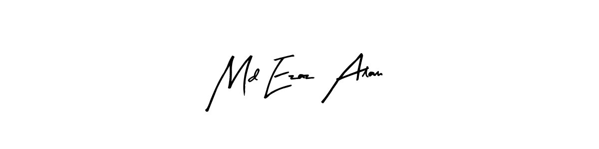 This is the best signature style for the Md Ezaz Alam name. Also you like these signature font (Arty Signature). Mix name signature. Md Ezaz Alam signature style 8 images and pictures png