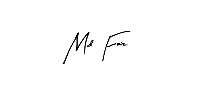 How to Draw Md Faiz signature style? Arty Signature is a latest design signature styles for name Md Faiz. Md Faiz signature style 8 images and pictures png