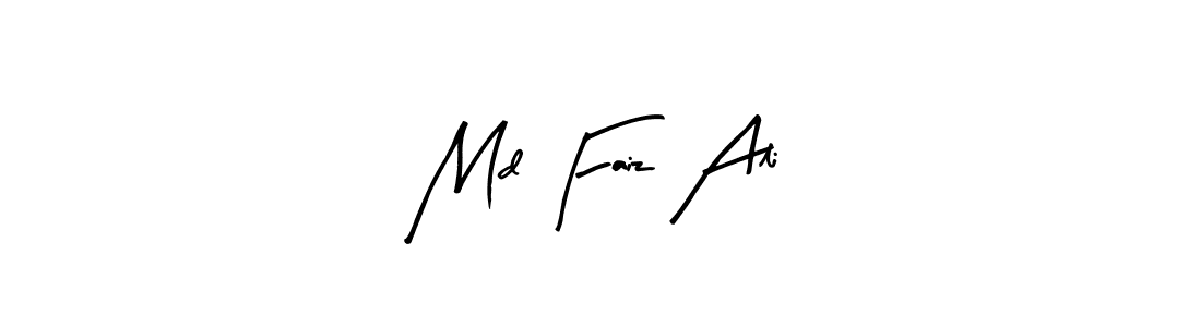 Create a beautiful signature design for name Md Faiz Ali. With this signature (Arty Signature) fonts, you can make a handwritten signature for free. Md Faiz Ali signature style 8 images and pictures png