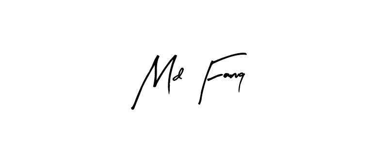 The best way (Arty Signature) to make a short signature is to pick only two or three words in your name. The name Md Faruq include a total of six letters. For converting this name. Md Faruq signature style 8 images and pictures png