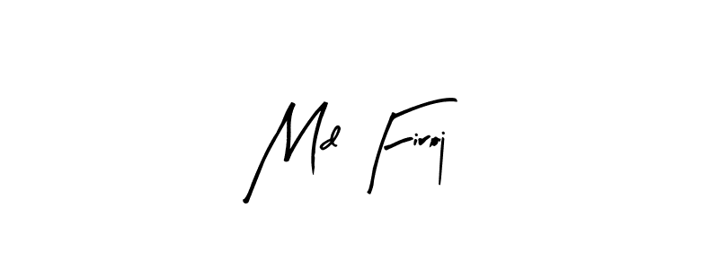 Similarly Arty Signature is the best handwritten signature design. Signature creator online .You can use it as an online autograph creator for name Md Firoj. Md Firoj signature style 8 images and pictures png