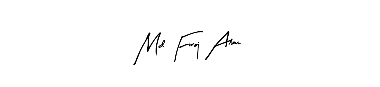 Use a signature maker to create a handwritten signature online. With this signature software, you can design (Arty Signature) your own signature for name Md Firoj Alam. Md Firoj Alam signature style 8 images and pictures png