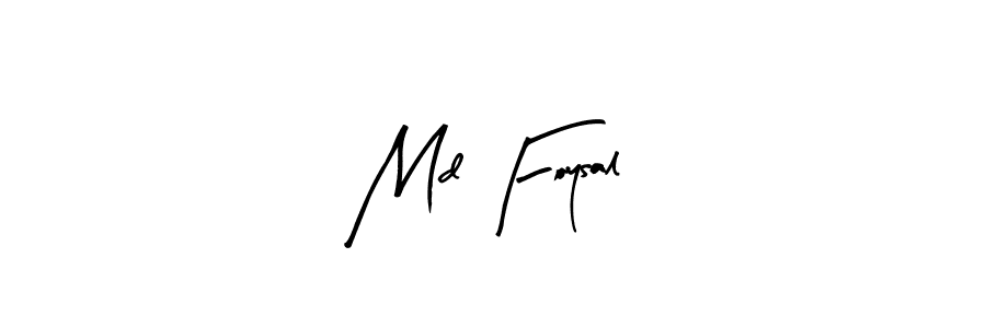 Use a signature maker to create a handwritten signature online. With this signature software, you can design (Arty Signature) your own signature for name Md Foysal. Md Foysal signature style 8 images and pictures png