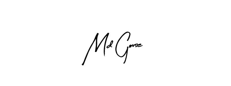 How to make Md Gouse name signature. Use Arty Signature style for creating short signs online. This is the latest handwritten sign. Md Gouse signature style 8 images and pictures png