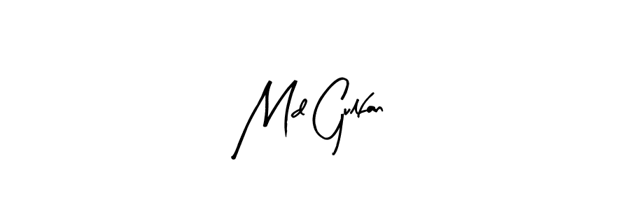 Use a signature maker to create a handwritten signature online. With this signature software, you can design (Arty Signature) your own signature for name Md Gulfan. Md Gulfan signature style 8 images and pictures png