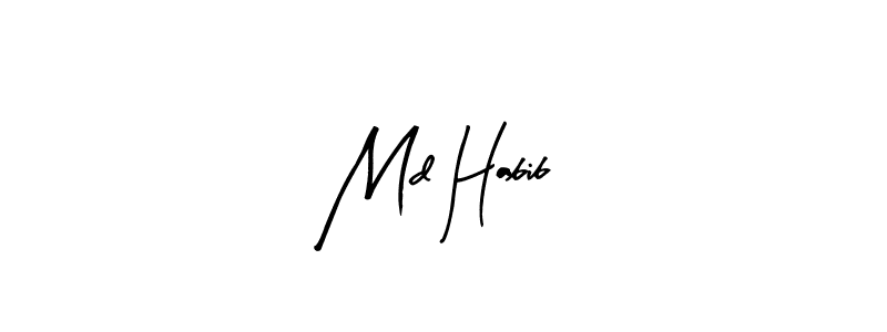 How to make Md Habib signature? Arty Signature is a professional autograph style. Create handwritten signature for Md Habib name. Md Habib signature style 8 images and pictures png