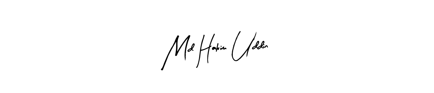 The best way (Arty Signature) to make a short signature is to pick only two or three words in your name. The name Md Hakim Uddin include a total of six letters. For converting this name. Md Hakim Uddin signature style 8 images and pictures png