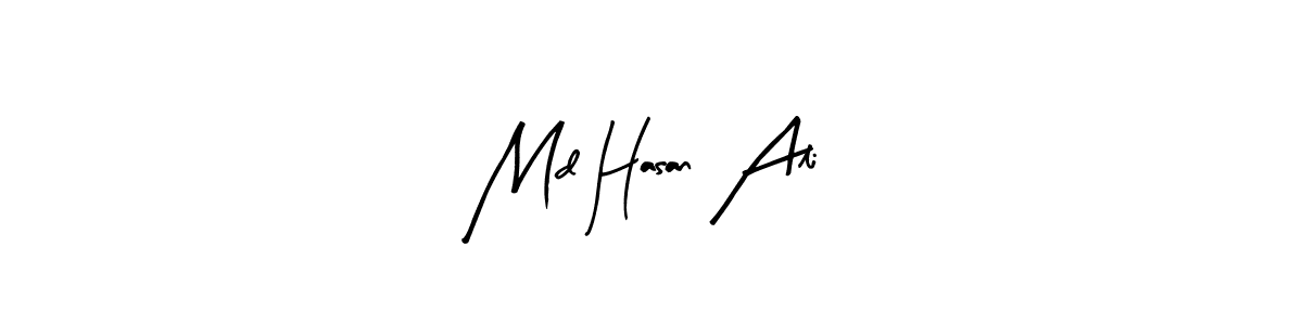 Also we have Md Hasan Ali name is the best signature style. Create professional handwritten signature collection using Arty Signature autograph style. Md Hasan Ali signature style 8 images and pictures png