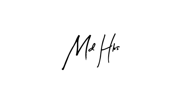 How to make Md Hks name signature. Use Arty Signature style for creating short signs online. This is the latest handwritten sign. Md Hks signature style 8 images and pictures png