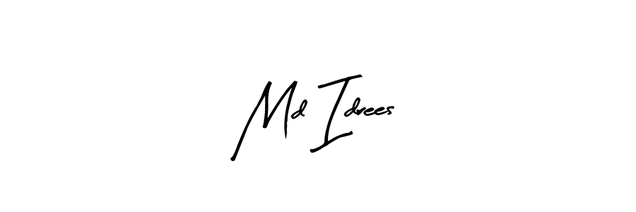 This is the best signature style for the Md Idrees name. Also you like these signature font (Arty Signature). Mix name signature. Md Idrees signature style 8 images and pictures png