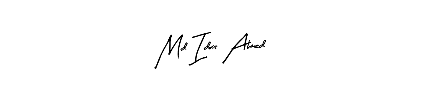 Also You can easily find your signature by using the search form. We will create Md Idris Ahmed name handwritten signature images for you free of cost using Arty Signature sign style. Md Idris Ahmed signature style 8 images and pictures png